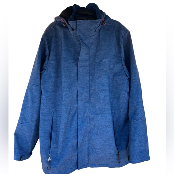 IZOD - Men's 3 - 1 Hooded Ski Jacket - Picture 2 of 11